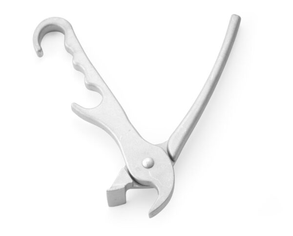 Pince pour moules à pizza aluminium 200 mm