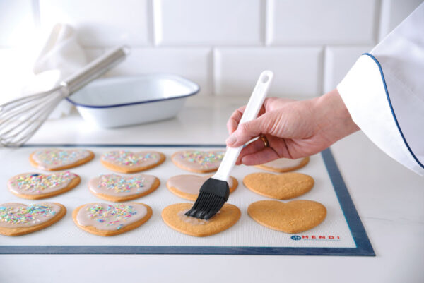 Pinceau de cuisine plat silicone manche PP 220x32 mm – Image 2