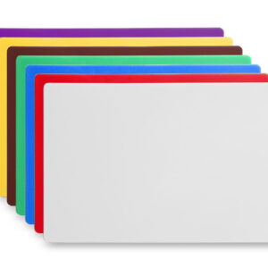 Planche à découper jaune 450x300x13 mm HDPE500