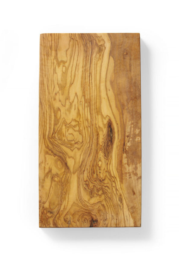 Planche à découper rectangle bois d'oliver 300x150x18 mm