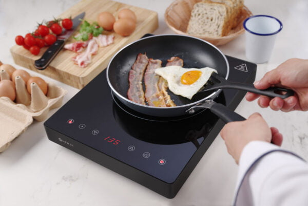 Plaque de cuisson à induction noir 230V 2000W Kitchen Line – Image 3