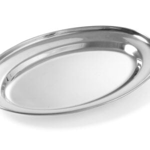Plat ovale inox 450x290 mm