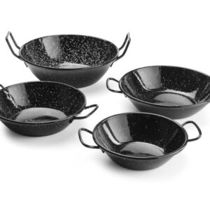 Plat paëlla 145x40 mm émaillé