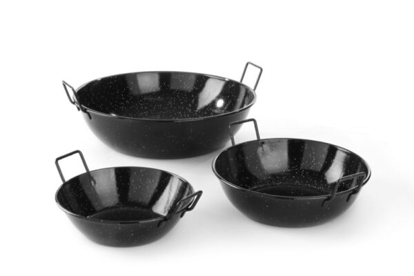 Plat paëlla 145x40 mm émaillé – Image 2