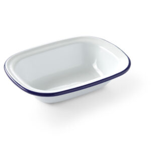 Plat rectangulaire émaillée 215x160 mm