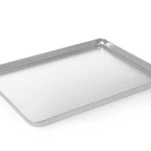 Plateau 600x400x20 mm aluminium couleur argent