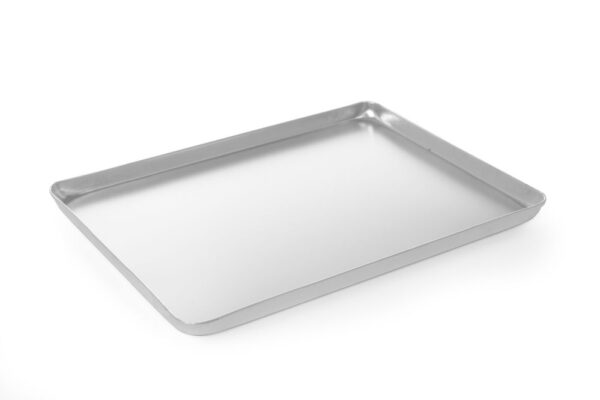 Plateau 600x400x20 mm aluminium couleur argent