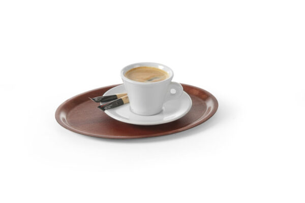 Plateau Acajou Ovale 20x26,5cm Woodform antidérapan – Image 3