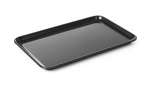 Plateau de présentation noir melamine 270x210x17 mm