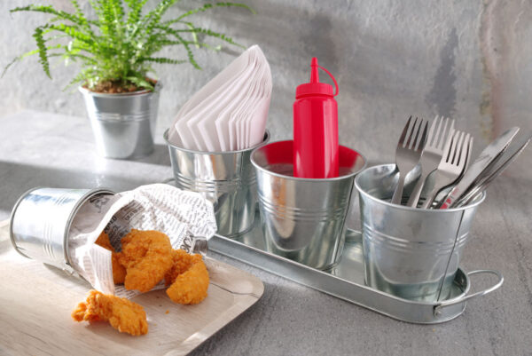 Plateau de service chêne 330x430 mm melamine – Image 3