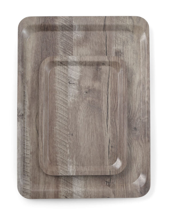 Plateau de service chêne 330x430 mm melamine – Image 4