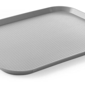Plateau fast food grand polypropylène vert 36x46 cm