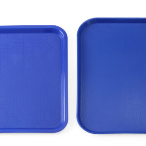 Plateau fast food moyen polypropylène vert 31x43,5 cm