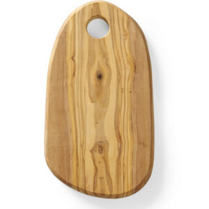 Plateau à fromage avec trou bois d'olivier 250x165x18 mm