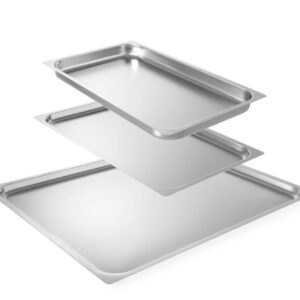 Plateau Gastronorm 2/1 20 mm inox