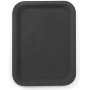 Plateau noir rectangulaire 370x530 mm Euronorm FRP
