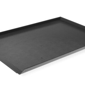 Plateau perforé 600x400 mm aluminium couche anti-adhésive