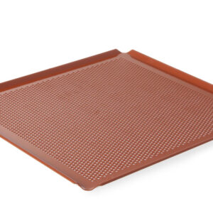 Plateau perforé GN 2/3 10 mm couche teflon anti-adhésive