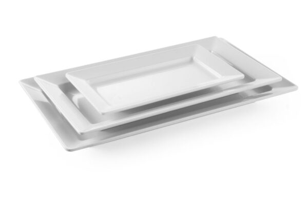 Plateau rectangulaire mélamine 360x205x38 mm