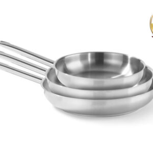 Poêle inox 28x5,0 cm fond sandwich