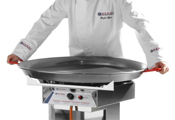 Poêle à paella 460 mm tôle d'acier – Image 3