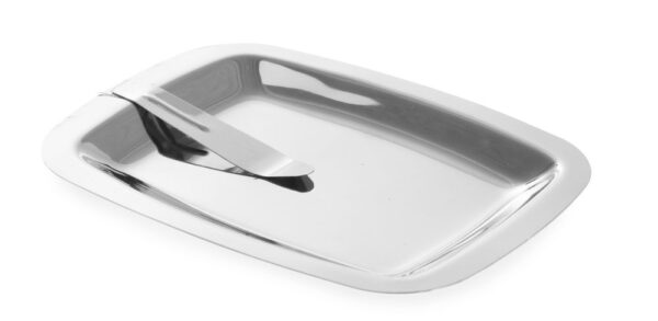 Porte-addition avec pince inox 152x110 mm