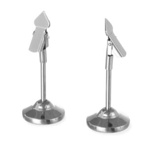 Porte-fiches inox 104 mm set 2