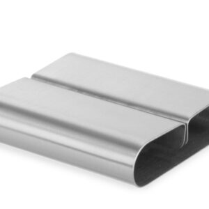 Porte-menu inox 80x77x18 mm