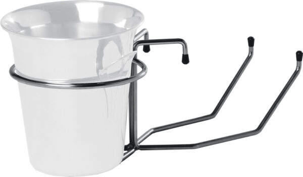 Porte-seau de table chromé
