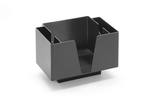 Porte-serviettes avec 3 compartiments PS noir
