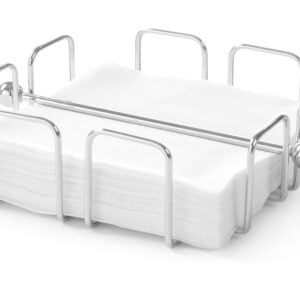 Porte-serviettes fil 190x190x65 mm chromé