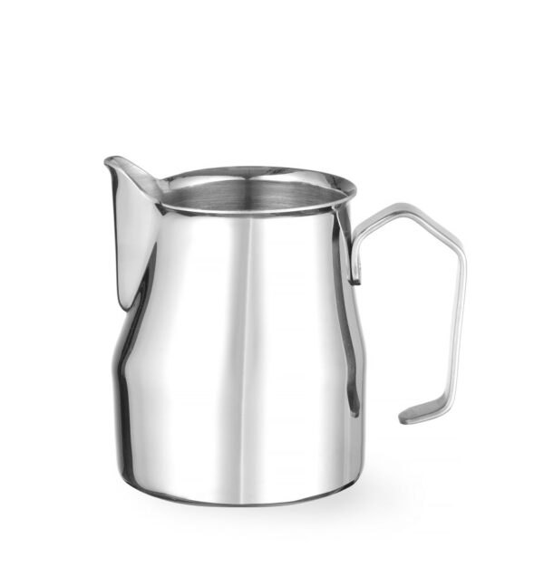 Pot à lait avec bec verseur en forme V 450 ml inox