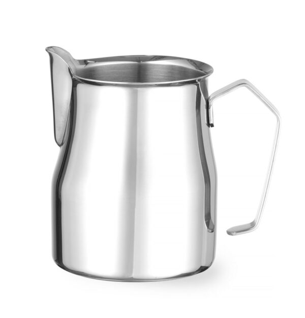 Pot à lait avec bec verseur en forme V 450 ml inox – Image 3