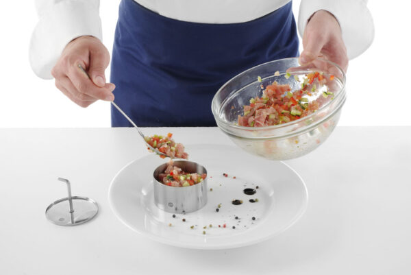 Poussoir inox rond 100 mm – Image 4