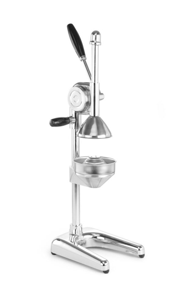 Presse-agrumes à levier chromé avec cône en inox