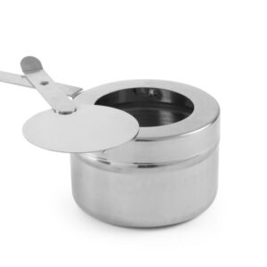 Récipient pour boîte d'alcool gélifié inox