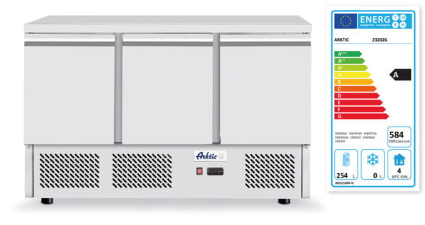 Réfrigérateur comptoir-2/+8 gr 1365x700x850mm 230V 270W – Image 4