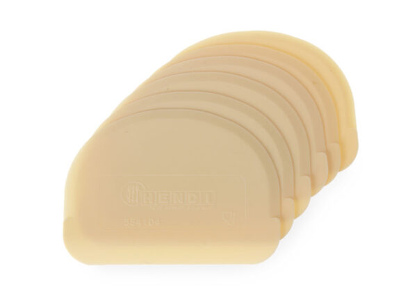 Racloir coupe-pâte 120x88 mm demi ronde polypropylène