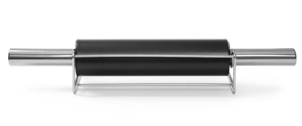 Rouleau à pâtisserie antiadh. inox avec support chromé