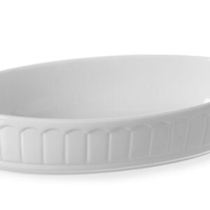Rustica plat à four ovale 220x130x40 mm