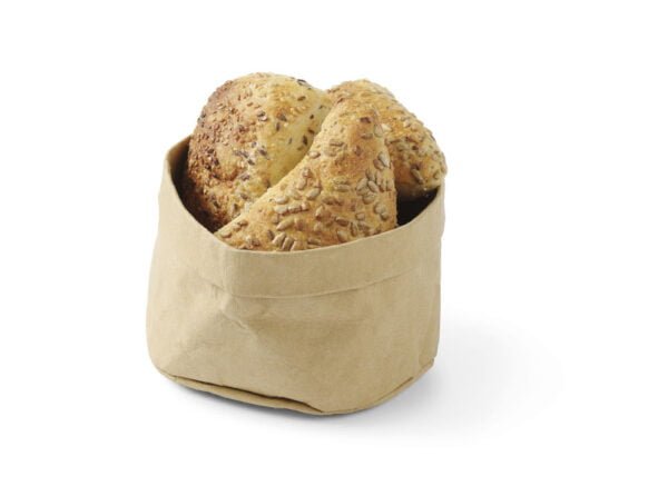 Sac kraft alimenataire lavable papier noir – Image 2