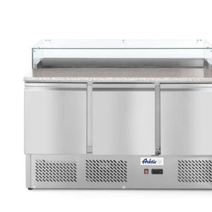 Saladette pizza 3 portes 8x GN 1/6 - 570 L