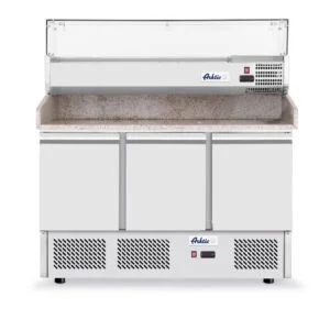 Saladette pizza 3 prts 2/10 gr 1400x700x1445 mm 230V 270+170W