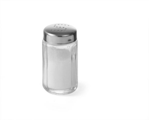 Salière verre-bouchon inox 40x70 mm – Image 2
