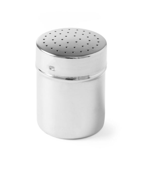 Saupoudreur salière/poivrière inox 75x55 mm – Image 3