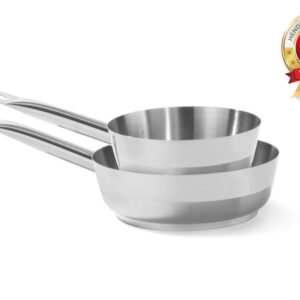 Sauteuse inox conique 16x6 cm 0,9 ltr fond sandwich