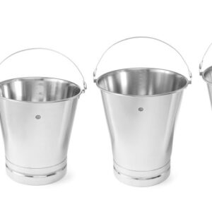 Seau 7 l avec graduations inox