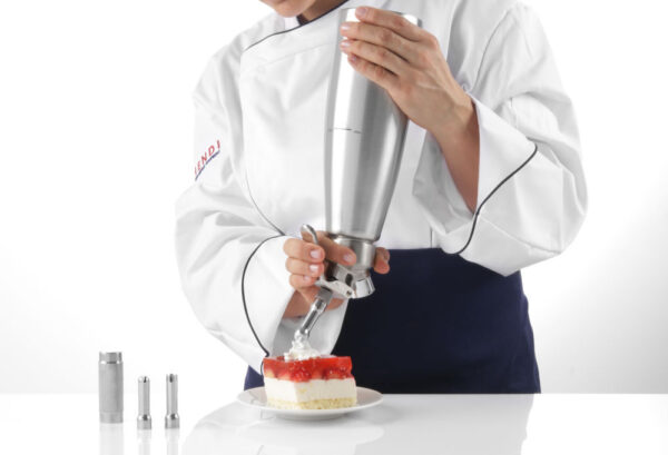 Siphon à chantilly inox 0,5 l 85x235 mm Profi Line – Image 3
