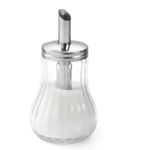Sucrier verseur verre bec inox