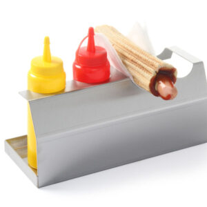 Support hotdog inox 260x110x118 mm